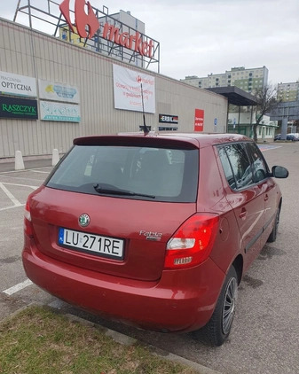 Skoda Fabia cena 13900 przebieg: 199000, rok produkcji 2009 z Lublin małe 106